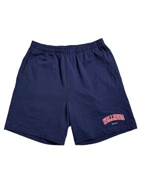 Sporty & Rich - Men's Wellness Ivy Shorts - Navy Blue / Sports Red - Medium NWOT